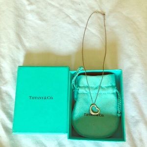 Tiffany & Co Elsa Peretti Open Heart Pendant